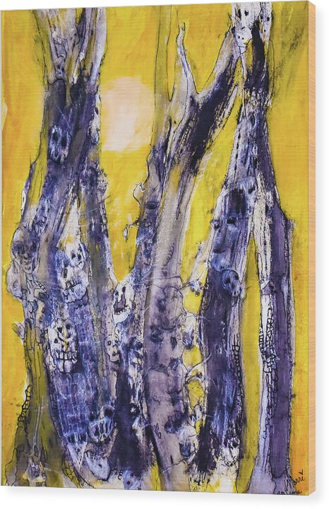 Secrets of the Yellow Moon sereis, 5 - Wood Print