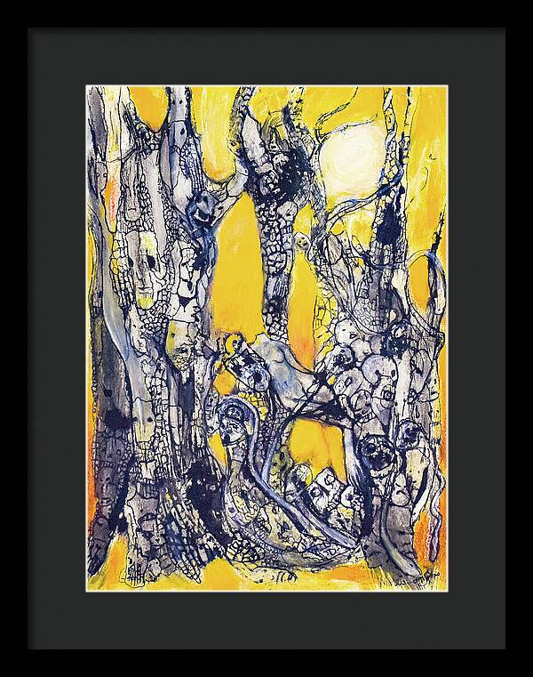 Secrets of the Yellow Moon series, 6 - Framed Print