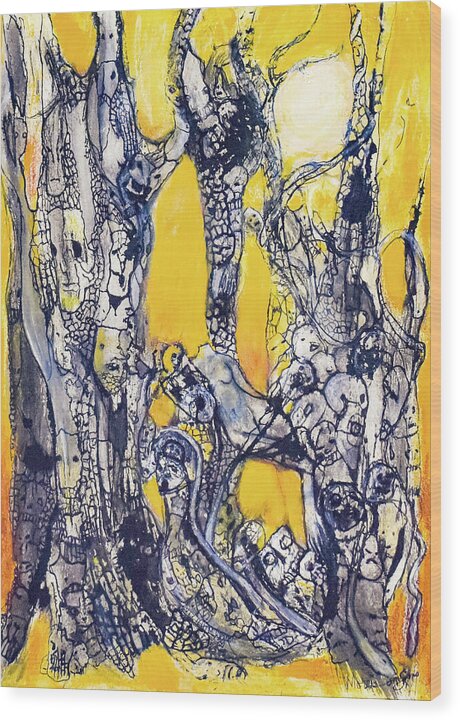 Secrets of the Yellow Moon series, 6 - Wood Print