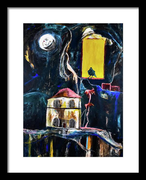 WAKE-UP, The Call open window - Framed Print