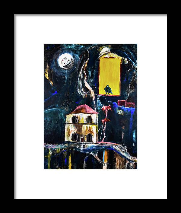 WAKE-UP, The Call open window - Framed Print