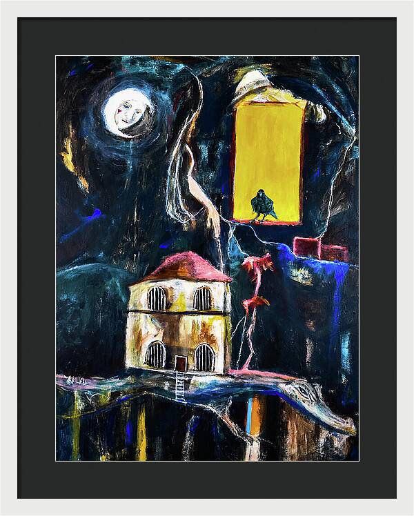 WAKE-UP, The Call open window - Framed Print