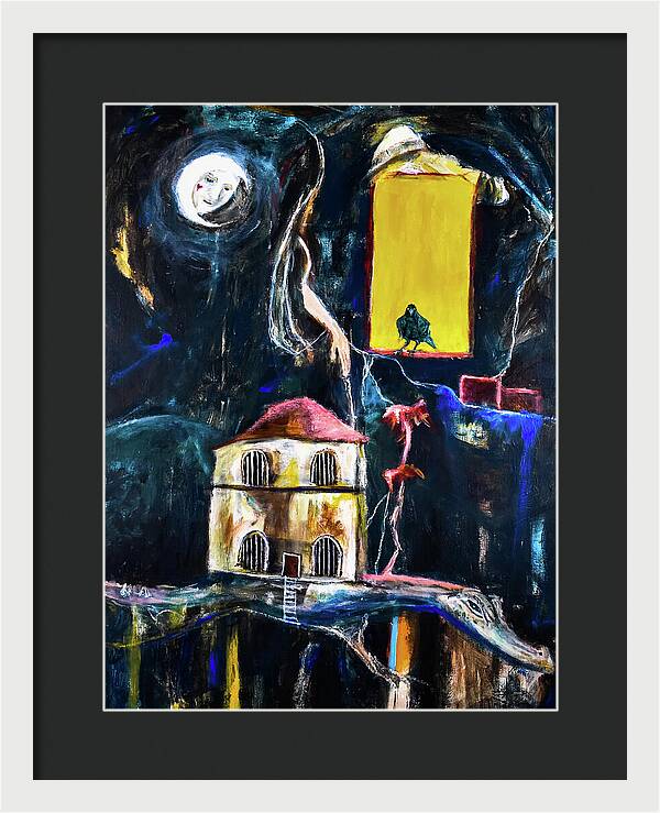 WAKE-UP, The Call open window - Framed Print