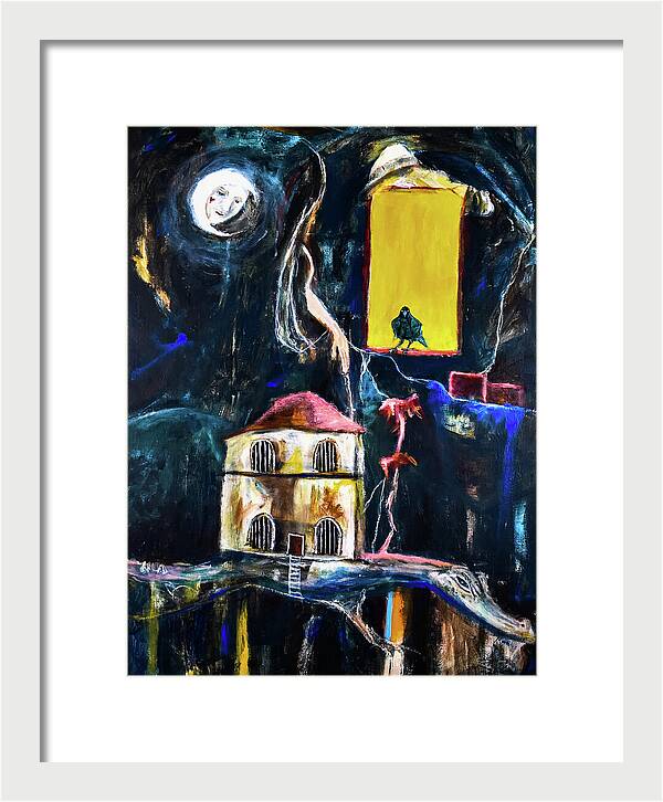 WAKE-UP, The Call open window - Framed Print