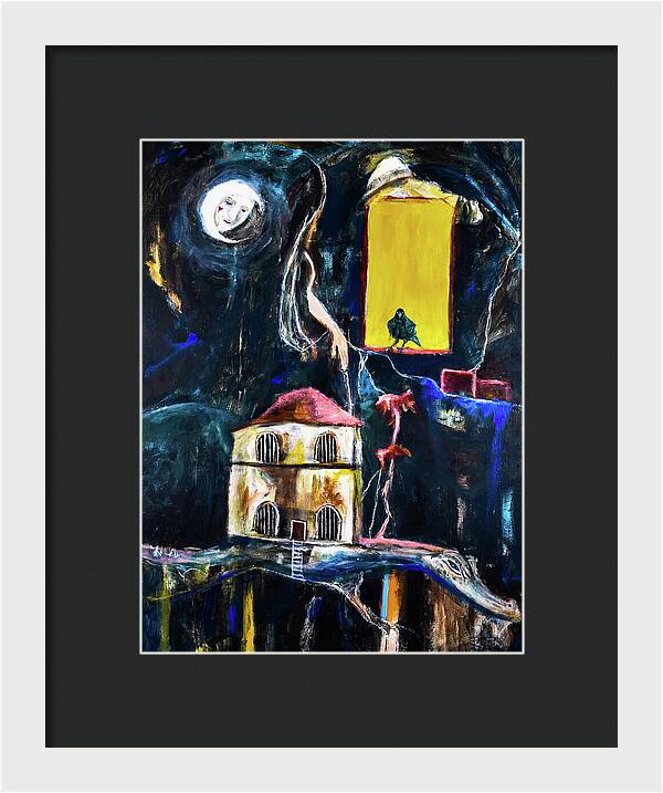 WAKE-UP, The Call open window - Framed Print