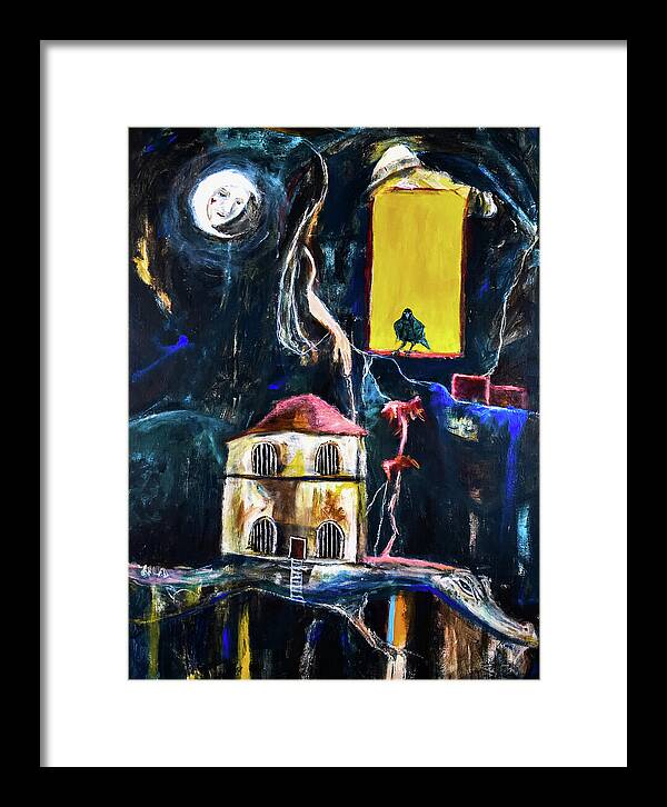 WAKE-UP, The Call open window - Framed Print
