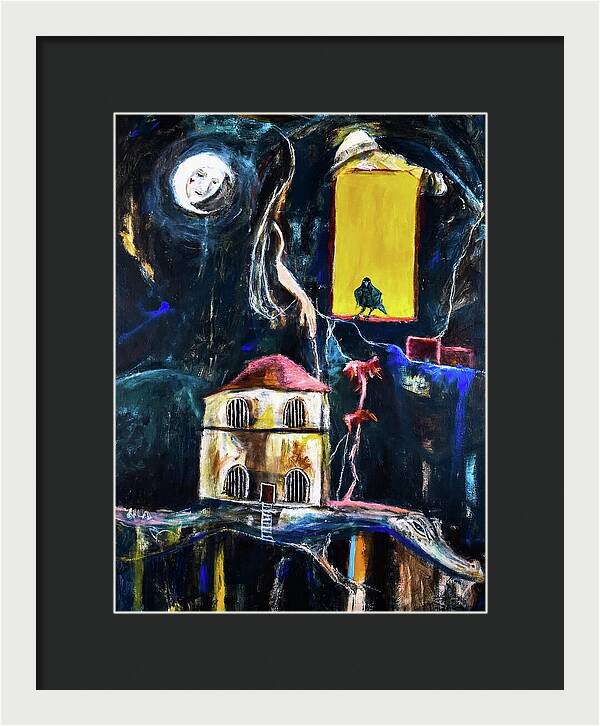 WAKE-UP, The Call open window - Framed Print