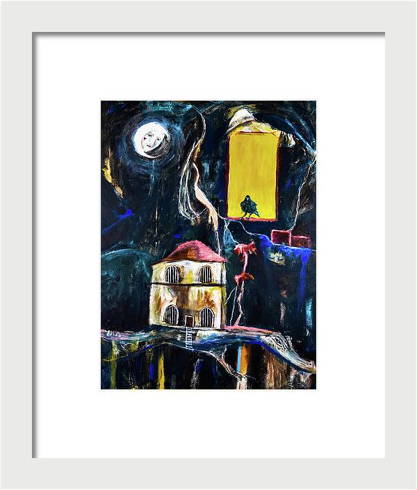 WAKE-UP, The Call open window - Framed Print