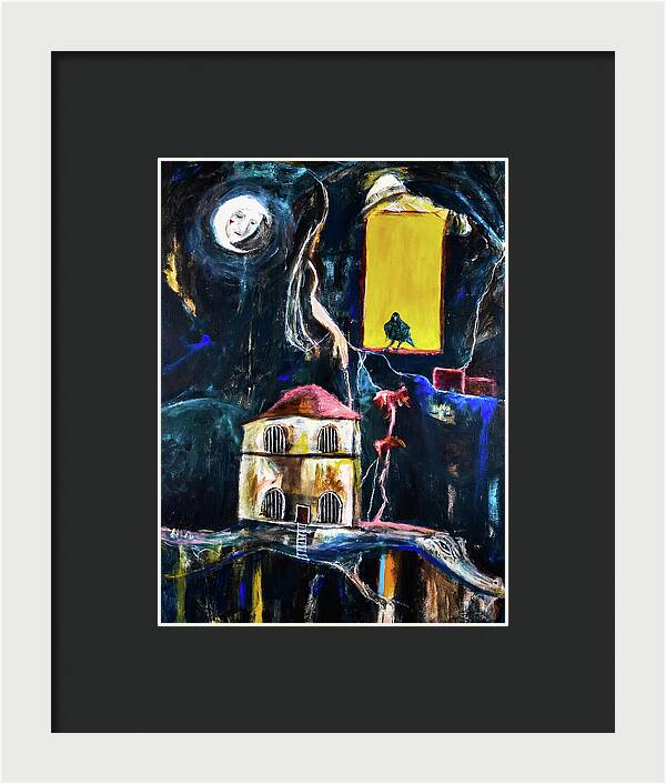 WAKE-UP, The Call open window - Framed Print