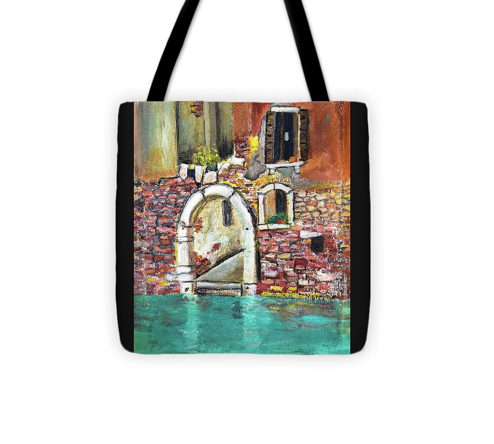 Entrance in Venice Italy - Tote Bag