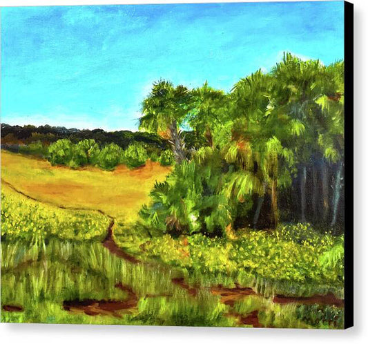 Florida Wildflowers, #1 - Canvas Print