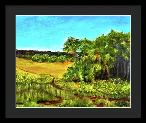 Florida Wildflowers, #1 - Framed Print