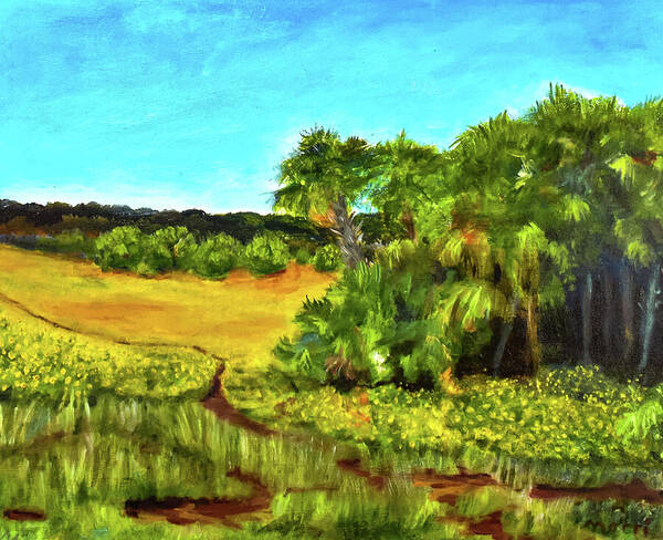 Florida Wildflowers, #1 - Art Print