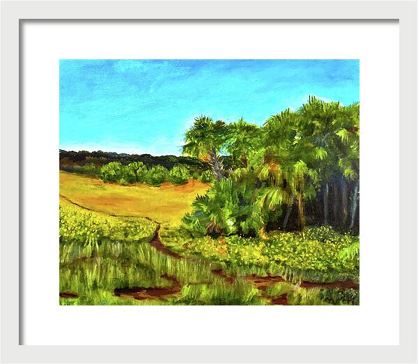 Florida Wildflowers, #1 - Framed Print