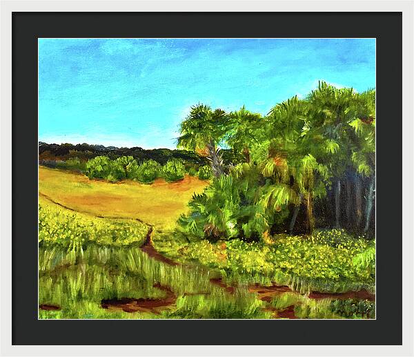 Florida Wildflowers, #1 - Framed Print