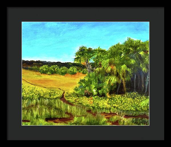 Florida Wildflowers, #1 - Framed Print