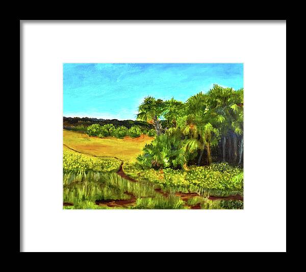 Florida Wildflowers, #1 - Framed Print