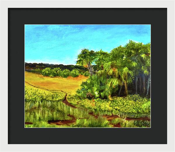 Florida Wildflowers, #1 - Framed Print