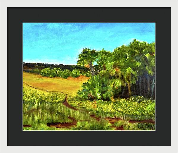 Florida Wildflowers, #1 - Framed Print