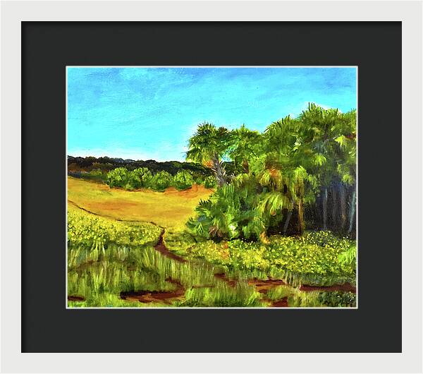 Florida Wildflowers, #1 - Framed Print