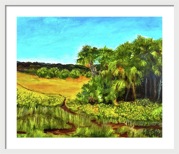 Florida Wildflowers, #1 - Framed Print