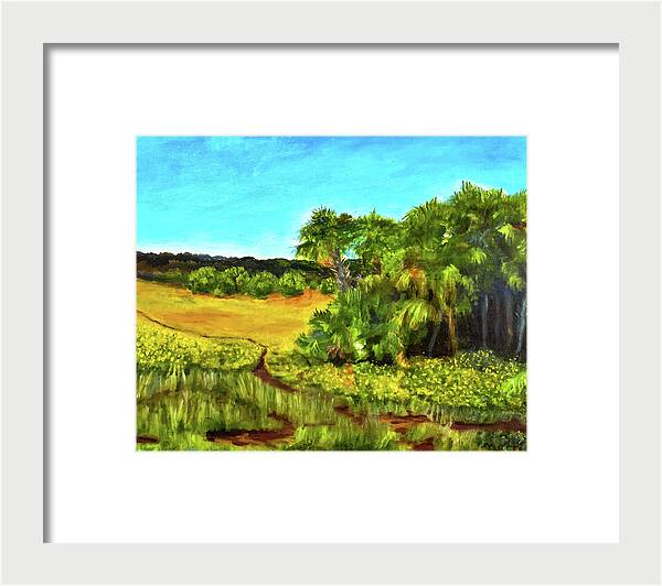Florida Wildflowers, #1 - Framed Print
