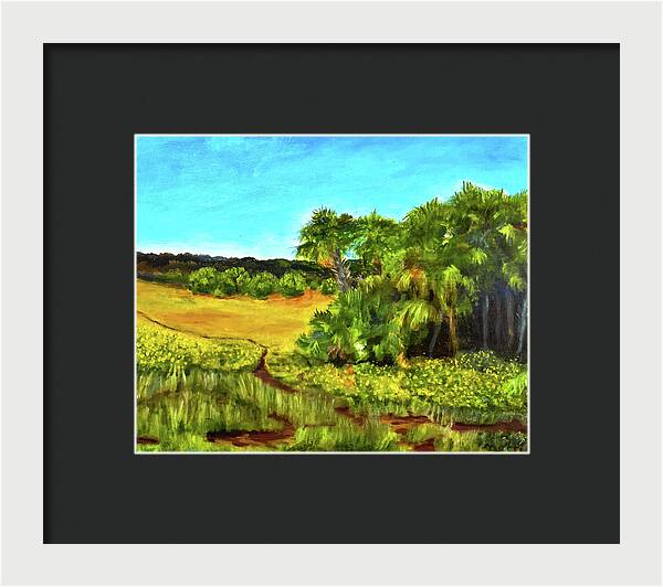 Florida Wildflowers, #1 - Framed Print