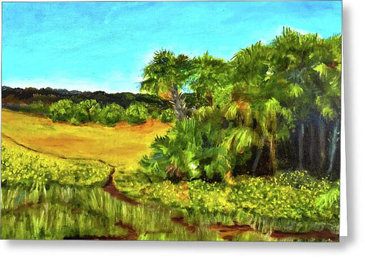 Florida Wildflowers, #1 - Artisan Card