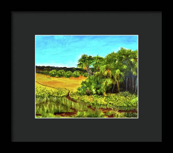 Florida Wildflowers, #1 - Framed Print