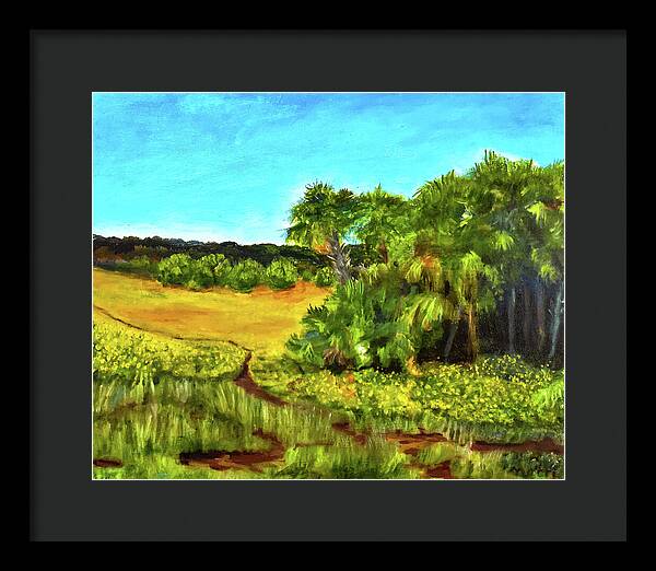 Florida Wildflowers, #1 - Framed Print