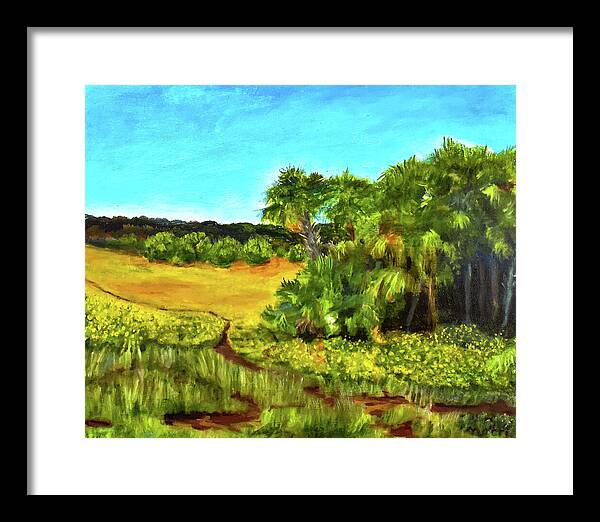 Florida Wildflowers, #1 - Framed Print