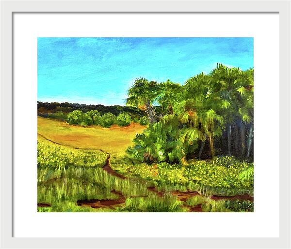 Florida Wildflowers, #1 - Framed Print