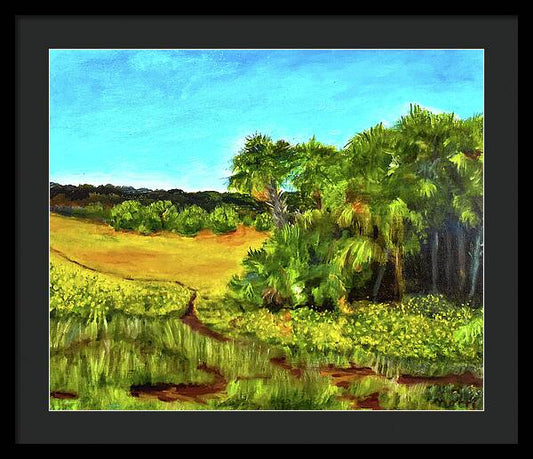 Florida Wildflowers, #1 - Framed Print