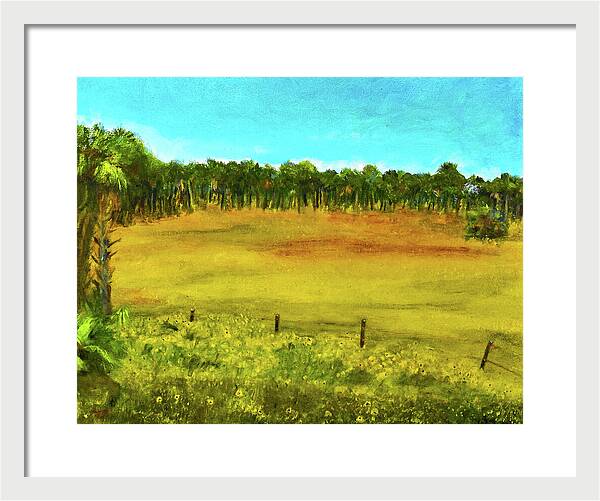 Florida Wildflowers, #2 - Framed Print