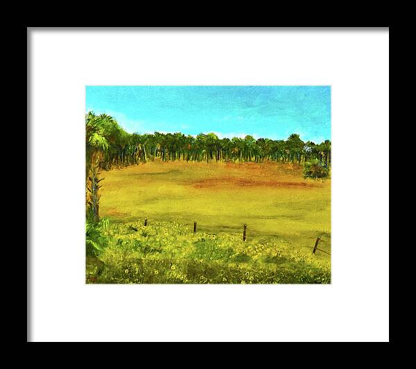 Florida Wildflowers, #2 - Framed Print