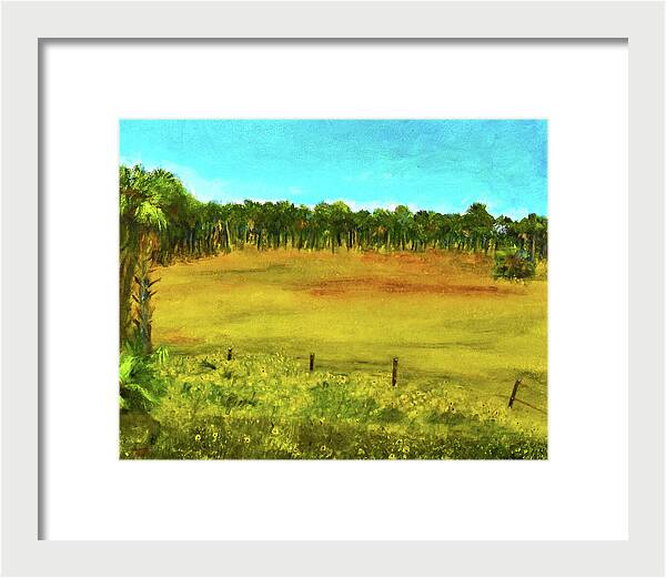 Florida Wildflowers, #2 - Framed Print