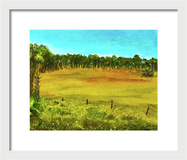 Florida Wildflowers, #2 - Framed Print