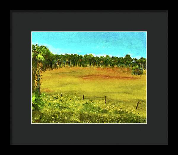 Florida Wildflowers, #2 - Framed Print