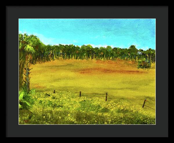 Florida Wildflowers, #2 - Framed Print