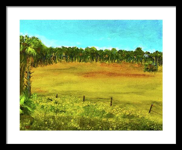 Florida Wildflowers, #2 - Framed Print