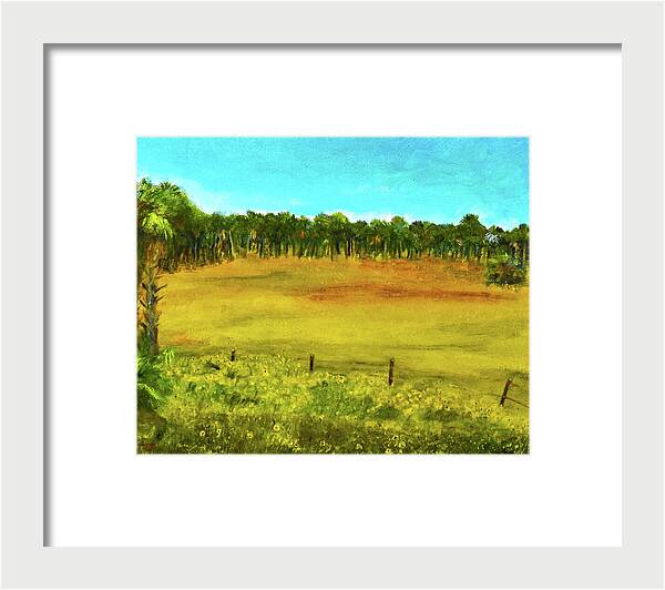 Florida Wildflowers, #2 - Framed Print