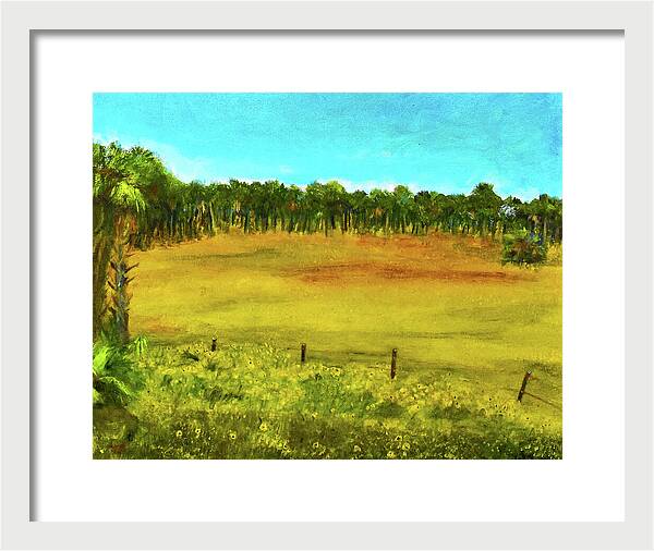 Florida Wildflowers, #2 - Framed Print
