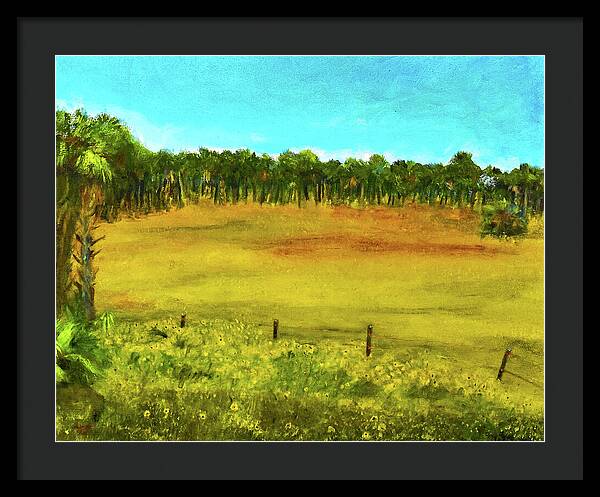 Florida Wildflowers, #2 - Framed Print