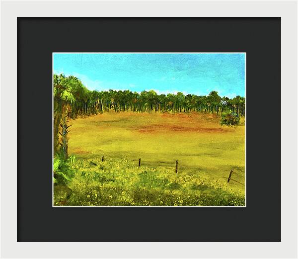 Florida Wildflowers, #2 - Framed Print