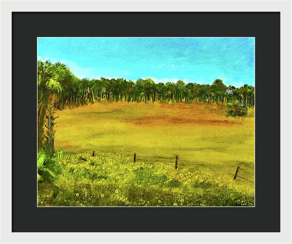 Florida Wildflowers, #2 - Framed Print
