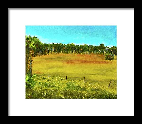 Florida Wildflowers, #2 - Framed Print