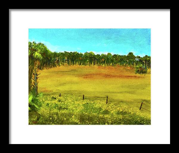 Florida Wildflowers, #2 - Framed Print