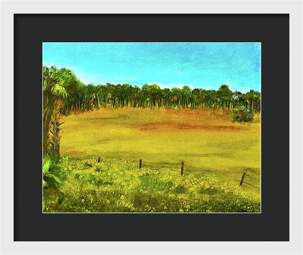 Florida Wildflowers, #2 - Framed Print