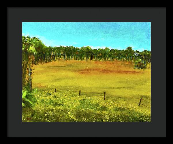 Florida Wildflowers, #2 - Framed Print