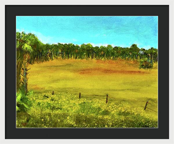 Florida Wildflowers, #2 - Framed Print